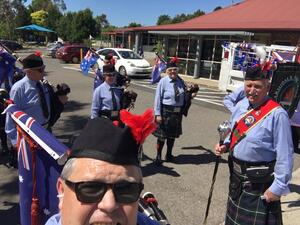 First play out for me with the Armidale pipe band since returning from RNZPBA Summer School 2023. A hot Australia Day street parade at Uralla, and thanks Uralla for having us.